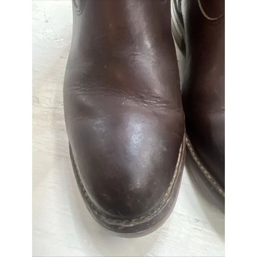 Vintage Double H Wellington Wedge Oil Resistant Sole Steel Toe Work Boots 9D